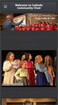 Mobile Screenshot of ccchoir.net